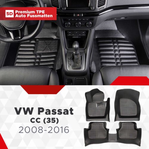AutoFussmatten Fussmattenprofi VW Passat CC 35 Baujahr 2008 2016
