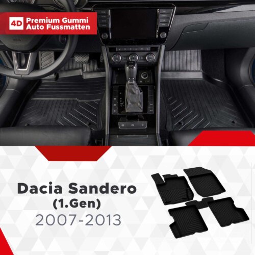 Fussmattenprofi Dacia Sandero 1 Gen Baujahr 2007 2013