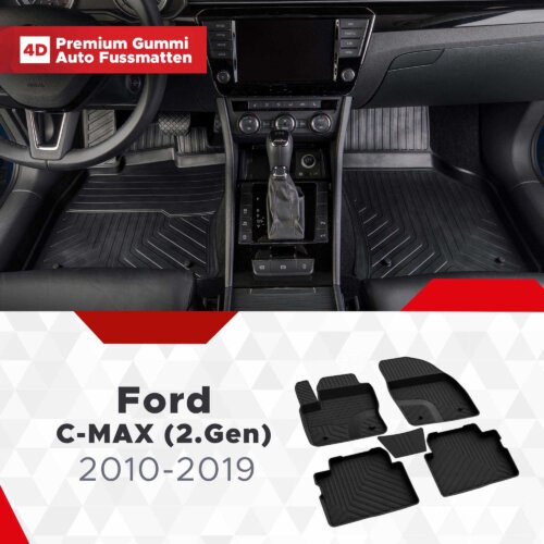 Fussmattenprofi Ford C MAX 2 Gen Baujahr 2010 2019