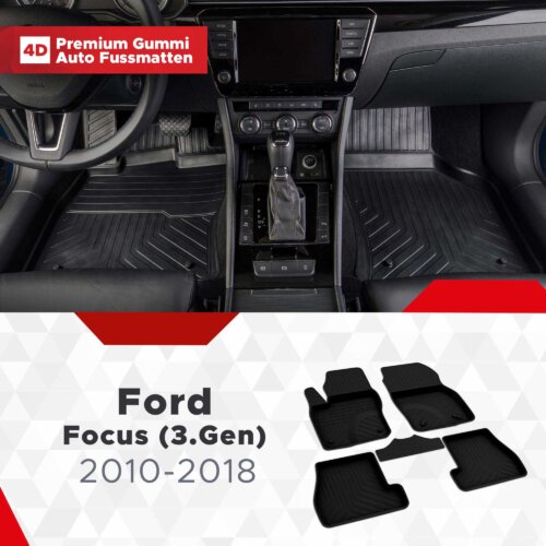 Fussmattenprofi Ford Focus 3 Gen Baujahr 2010 2018
