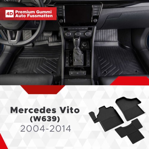 Fussmattenprofi Mercedes Benz Vito W639 Baujahr 2004 2014