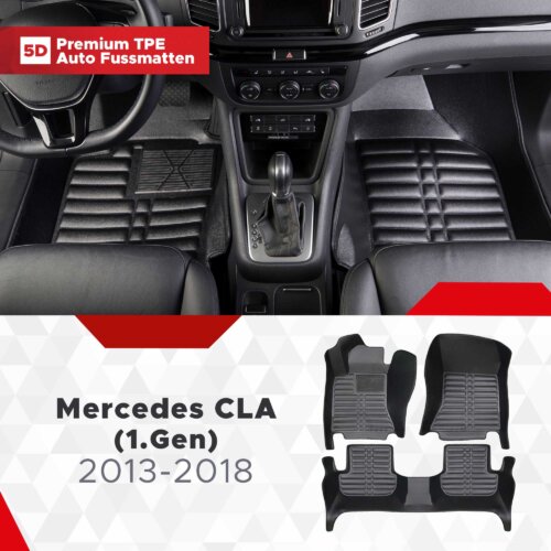 Fussmattenprofi Mercedes CLA 1 Gen Baujahr 2013 201