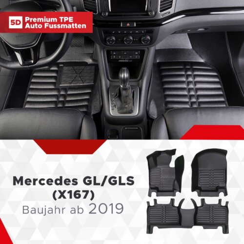 Fussmattenprofi Mercedes GLGLS X167 Baujahr ab 2019