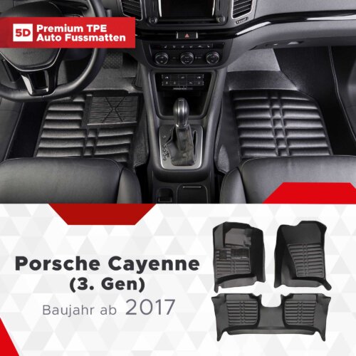 Fussmattenprofi Porsche Cayenne 3 Gen Baujahr ab 2017