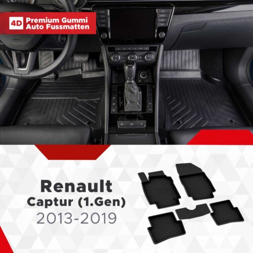 Fussmattenprofi Renault Captur 1 Gen Baujahr 2013 2019