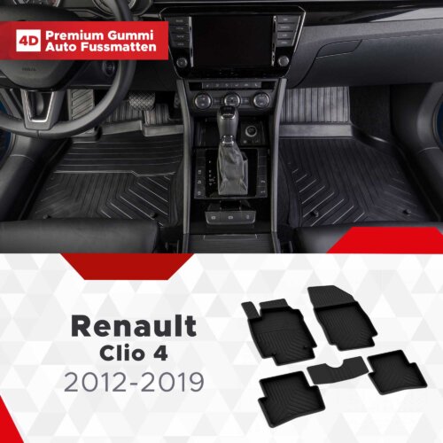 Fussmattenprofi Renault Clio 4 Baujahr 2012 2019