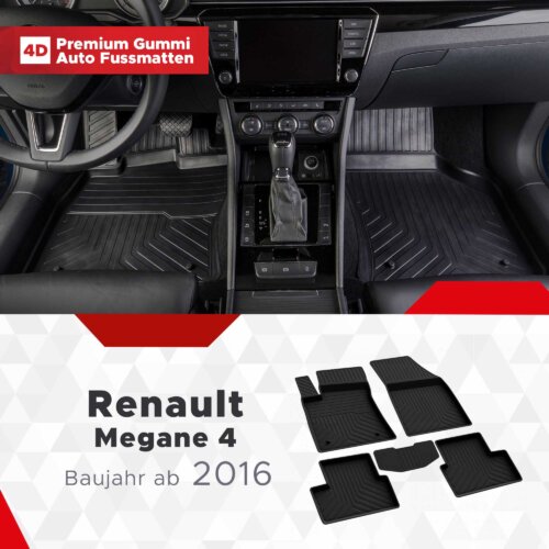 Fussmattenprofi Renault Megane 4 Baujahr ab 2016