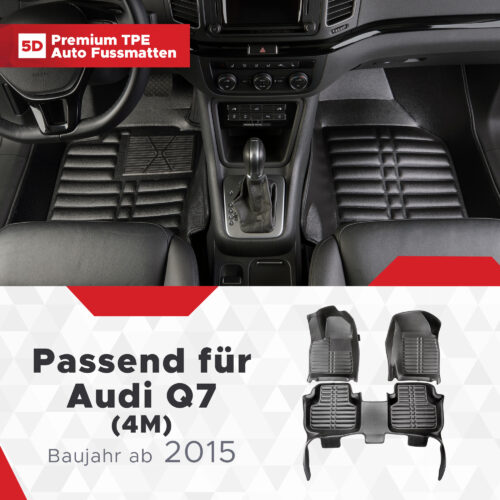 Auto-Fußmatten 4er Set universal für alle Autos. Alu-Carbon-Look – Premium  Box GmbH