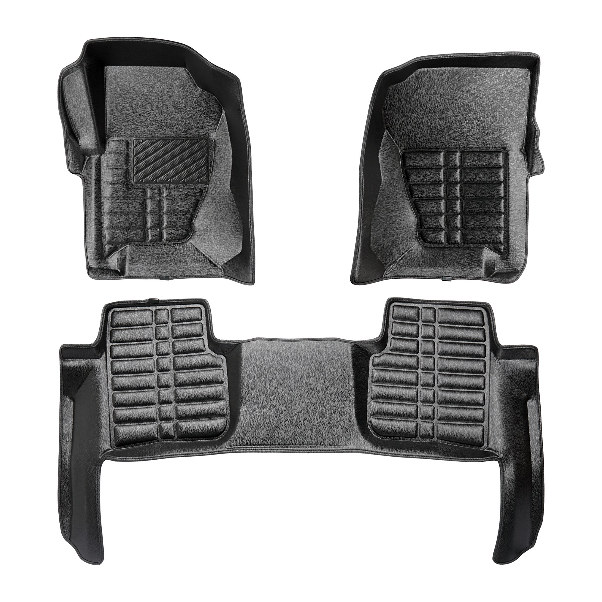 5D Premium Car Floor Mats TPE Set fits Land Rover Discovery 4 Year of  Construction 2009-2017