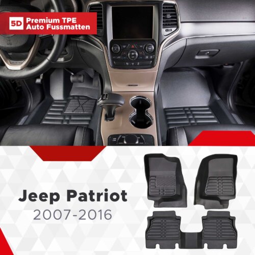AutoFussmatten Fussmattenprofi Jeep Patriot Baujahr 2007 2016