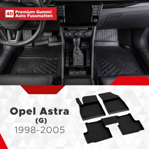AutoFussmatten Fussmattenprofi Opel Astra G Baujahr 1998 2005