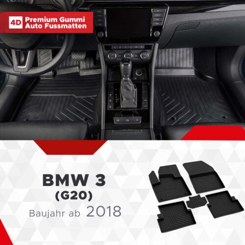 AutoFussmatten Fussmattenprofi BMW 3 G20 Baujahr ab 2018