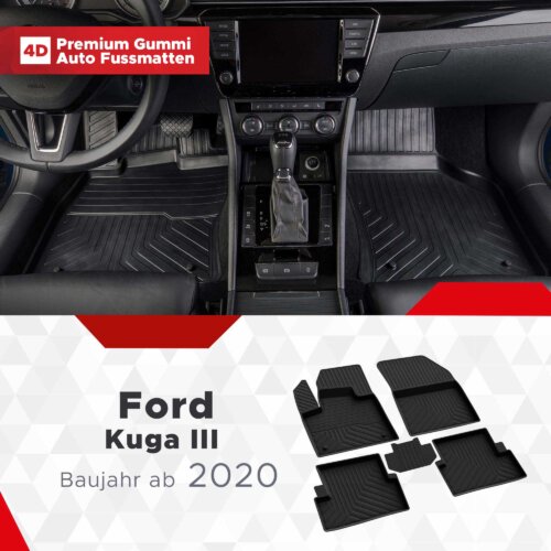 AutoFussmatten Fussmattenprofi Ford Kuga III Baujahr ab 2020