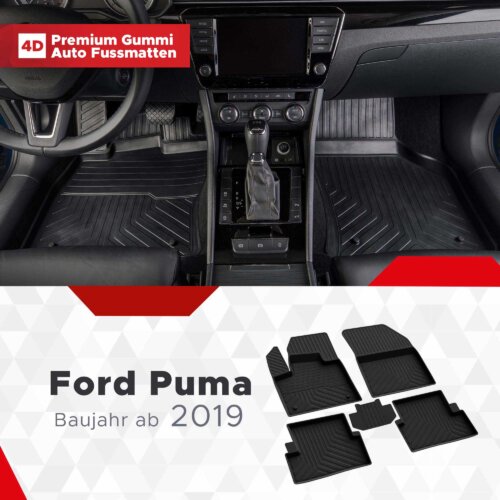AutoFussmatten Fussmattenprofi Ford Puma Baujahr ab 2019