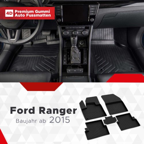 AutoFussmatten Fussmattenprofi Ford Ranger Baujahr ab 2015