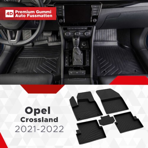 AutoFussmatten Fussmattenprofi Opel Crossland Baujahr 2021 2022