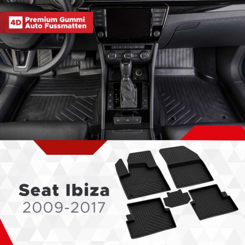 AutoFussmatten Fussmattenprofi Seat Ibiza Baujahr 2009 2017