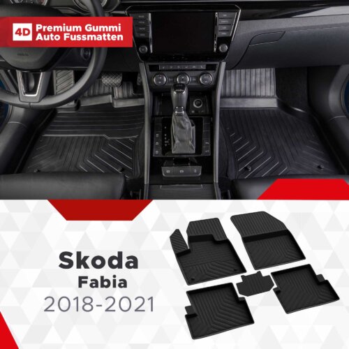 AutoFussmatten Fussmattenprofi Skoda Fabia Baujahr 2018 2021
