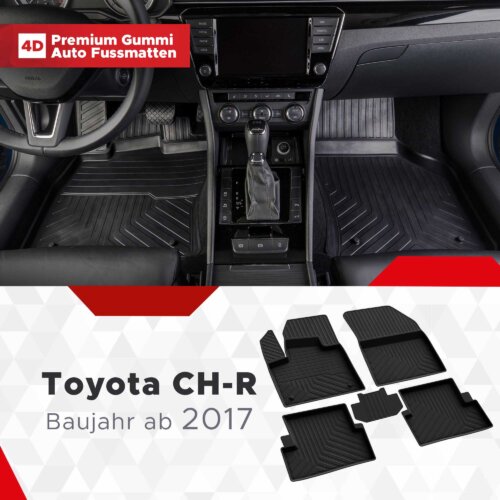AutoFussmatten Fussmattenprofi Toyota CH R Baujahr ab 2017