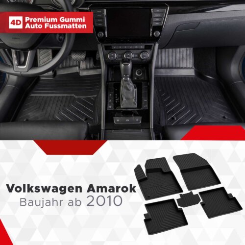 AutoFussmatten Fussmattenprofi Volkswagen Amarok Baujahr ab 2010