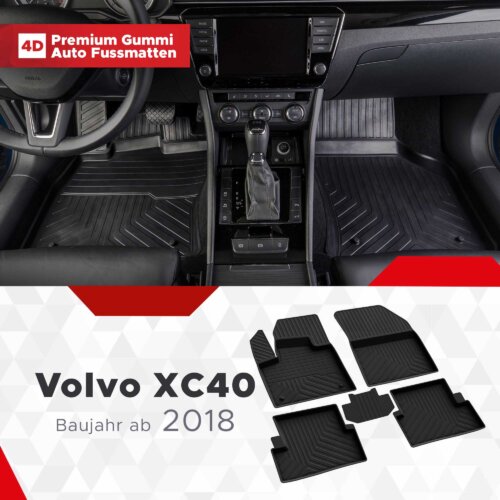 AutoFussmatten Fussmattenprofi Volvo XC40 Baujahr ab 2018
