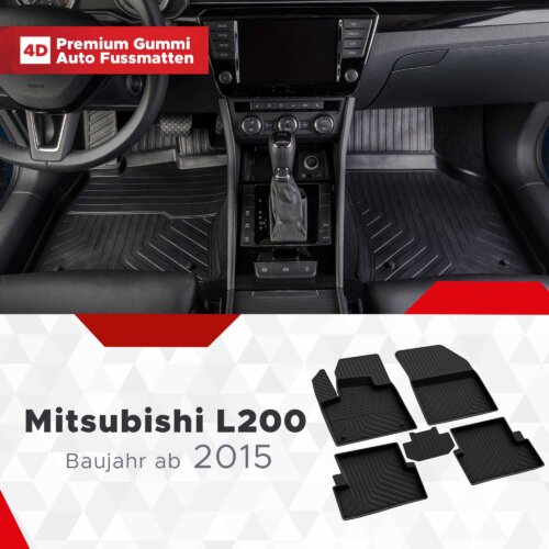 Fussmattenprofi Mitsubishi L200 Baujahr ab 2015